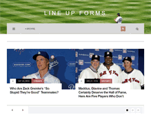 Tablet Screenshot of lineupforms.com